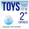 Toys that fit in 2" Capsules