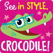 Stylish Crocodile Vision Stickers