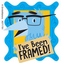 I've Been Framed Stickers