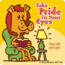 Pride in Eyes Lion Stickers