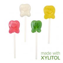 SmileMakers Xylitol Happy Tooth Lollipops