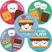 Winter S'mores Stickers