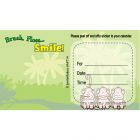 Custom BrushFlossSmile Monkey Appointment Cards