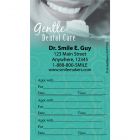 Custom Gentle Dental Three Sticker Appointment Cards