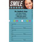 Custom Smile Dots Three Sticker Appointment Cards