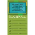 Custom Great Smiles Three Sticker Appointment Card