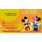 Custom Mickey Mouse & Minnie Mouse Date Appointment Cards
