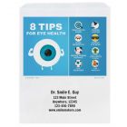 Custom Eye Health Tips Paper Bags- Small, Large, or Pharmacy