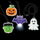 Light-Up Halloween Necklaces