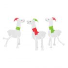 3D Christmas Llama Bendables
