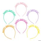 Happy Birthday Headbands