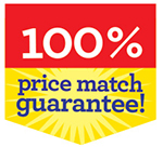 100% Price Match Guarantee!