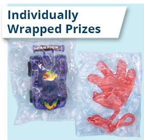 Individually Wrapped Prizes