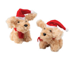 Christmas Labradoodle Plushes