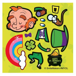 Make-Your-Own Leprechaun Stickers