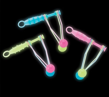 Glow in the dark clackers