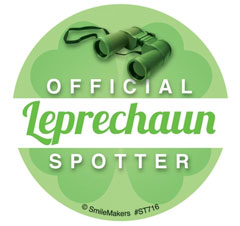 Official Leprechaun Spotter Sticker