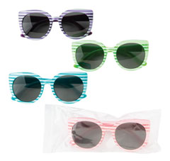 Stripe Print Sunglasses