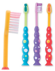 Toddler Bubble Grip Toothbrushes